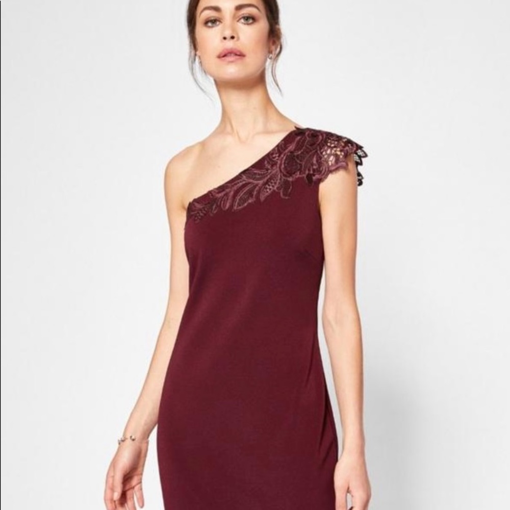 Ted Baker One Shoulder Dress